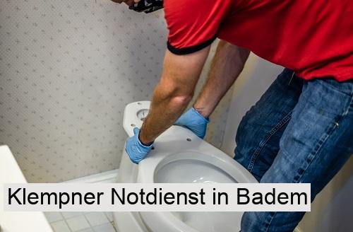 Klempner Notdienst in Badem